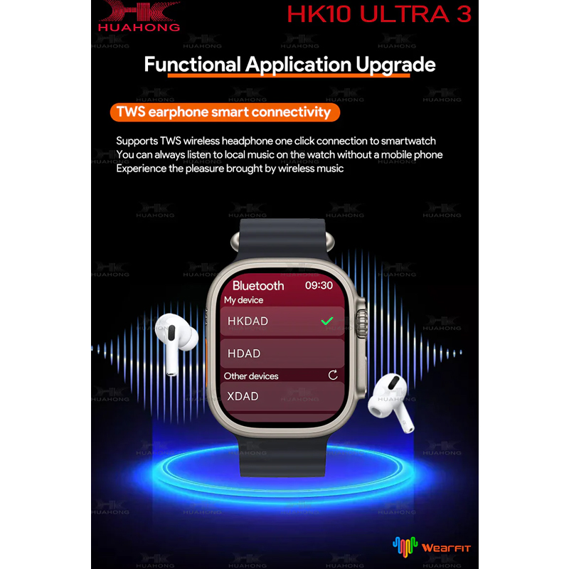 Picture of 2024 Original HK10 Ultra 3 / HK10 Ultra 3 Max Gen5 SmartWatch 49mm Amoled Screen 3D Menu ChatGPT NFC Compass Heart Rate Smart Watch For IOS Android