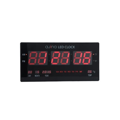 Picture of Ajina Motion LED Digital Wall Clock Medium Red