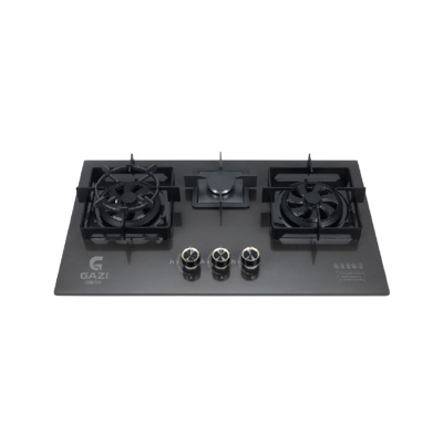 Picture of Gazi Smiss Double Gas Stove Made by High Quality Ceramic Marble Body and Brass Burner Cap- GH-8301M -(Best Price)