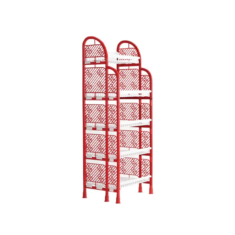 Picture of Cloth Rack 5 Step-Red & White-TEL