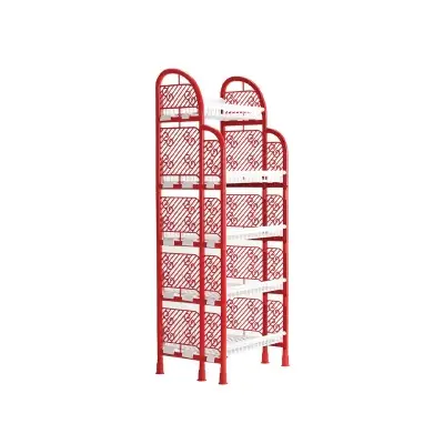 Picture of Cloth Rack 5 Step-Red & White-TEL