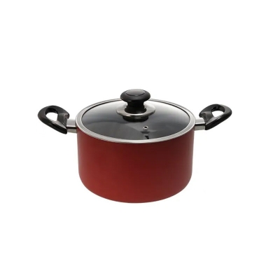 Picture of Topper Nonstick Glamour Casserole With Lid (Red) 28 cm Induction Bottom
