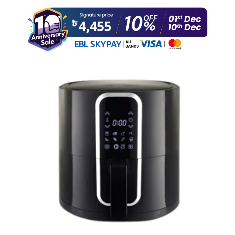 Picture of Vision Air Fryer 1300w with Capacity of 5.0 Ltr. Energy Savings Technology (AF-002)