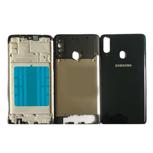 Picture of Full Body Housing For  Samsung Galaxy A10 A20 A30 A30s A50 A51 A60 A70 A10s A20s A50s Front LCD Frame Panel, Middle Bezel  Frame and Back Panel