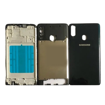 Picture of Full Body Housing For  Samsung Galaxy A10 A20 A30 A30s A50 A51 A60 A70 A10s A20s A50s Front LCD Frame Panel, Middle Bezel  Frame and Back Panel