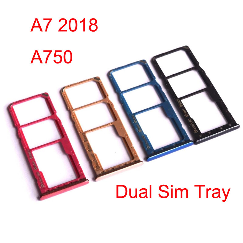 Picture of Sim Tray SD Card Tray Holder Card Compatible with Samsung Galaxy A7 2018 A750