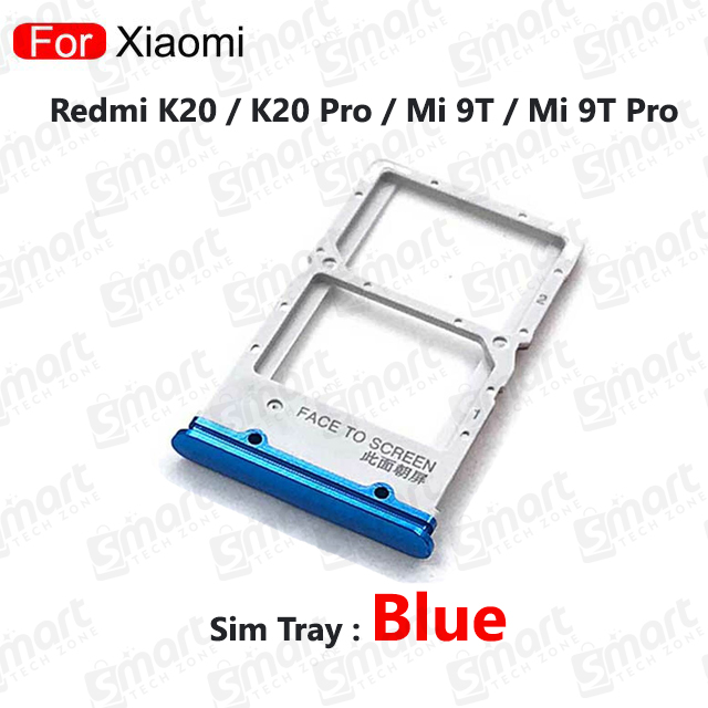 Picture of Sim Tray SD Card Tray Holder Card Compatible with Xiaomi Redmi K20 / K20 Pro / Mi 9T / Mi 9T Pro