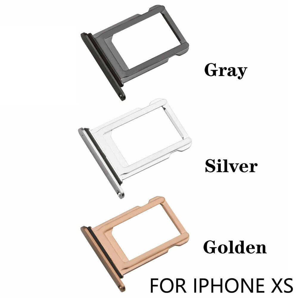 Picture of Sim Tray for iPhone X/ iPhone XS / iPhone XS Max (Free High Quality Sim Ejector Pin)
