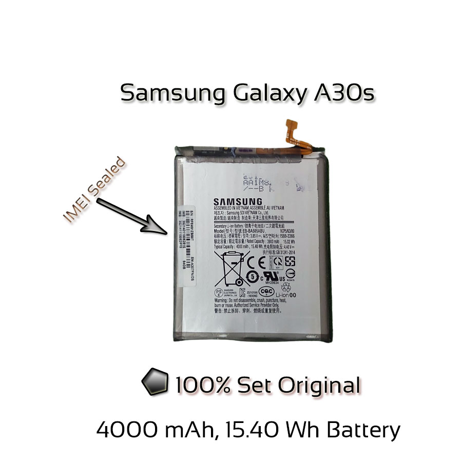 Picture of 100% Set Origin Samsung Galaxy A30s Battery Replacement EB-BA505ABU