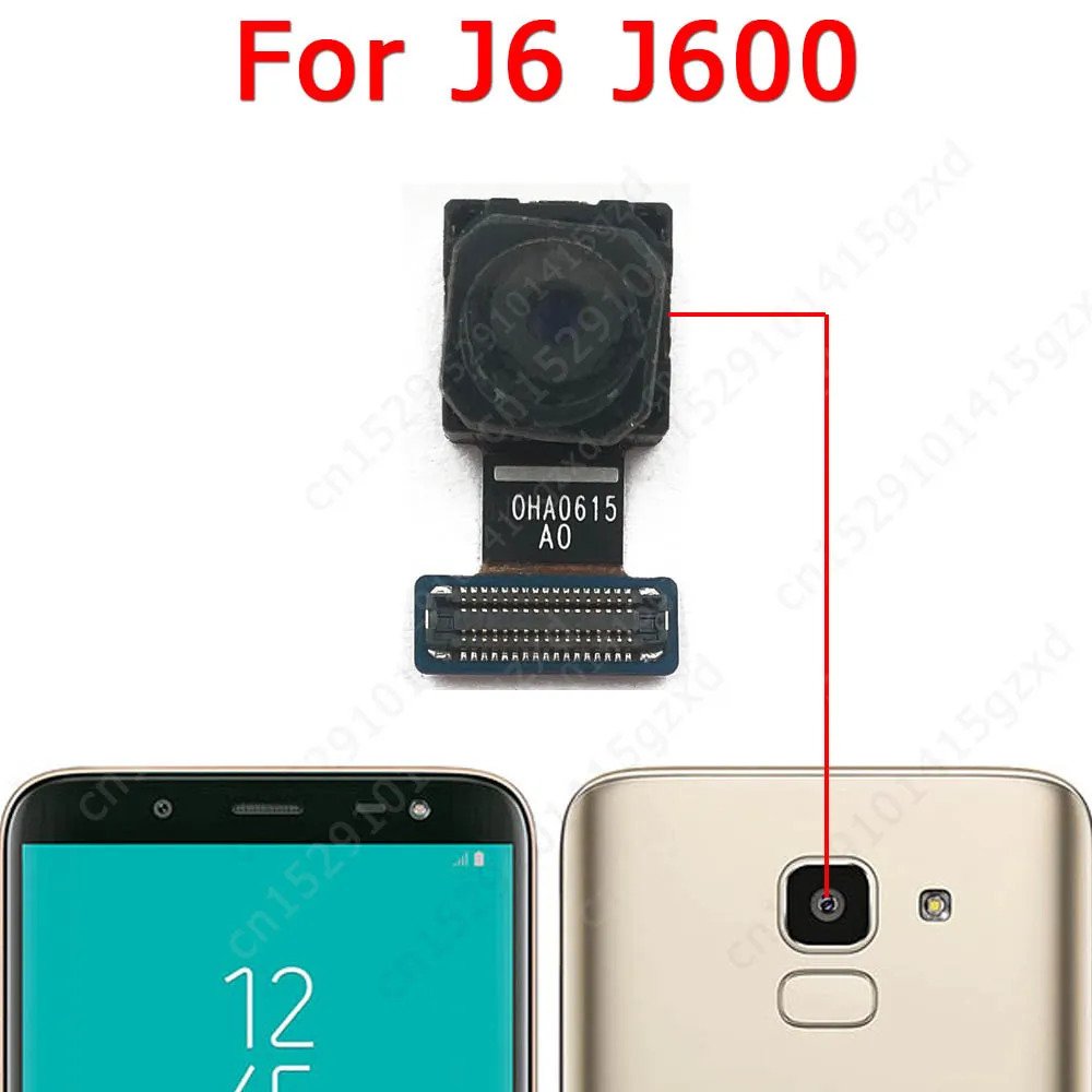 Picture of Back Rear Main Camera Module Flex Cable For Samsung Galaxy J6 2018 Small Front Camera Flex Replacement Parts
