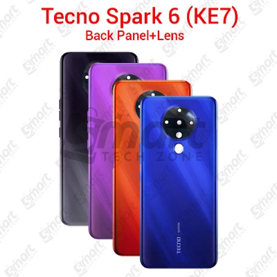 Picture of Tecno Spark 6 Back Panel Housing Back Shell Replacement Spare Parts