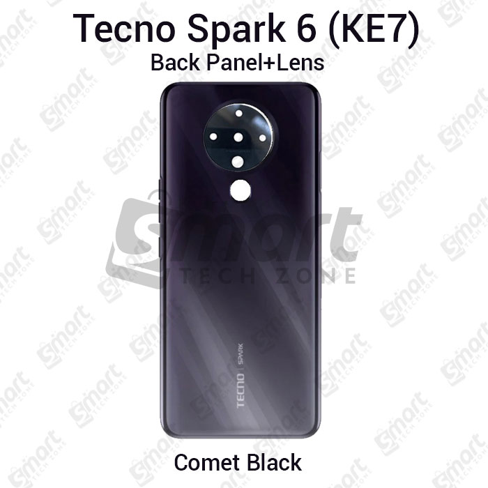 Picture of Tecno Spark 6 Back Panel Housing Back Shell Replacement Spare Parts