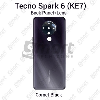 Picture of Tecno Spark 6 Back Panel Housing Back Shell Replacement Spare Parts
