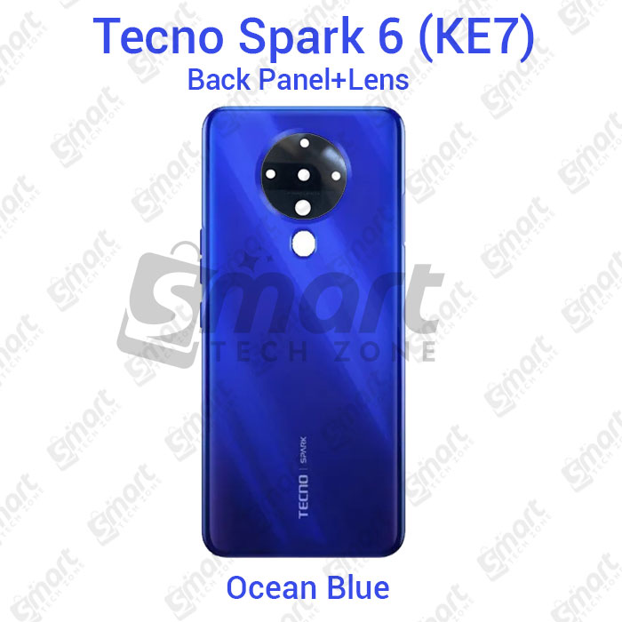 Picture of Tecno Spark 6 Back Panel Housing Back Shell Replacement Spare Parts