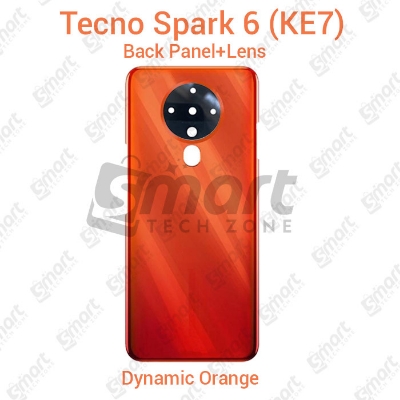 Picture of Tecno Spark 6 Back Panel Housing Back Shell Replacement Spare Parts