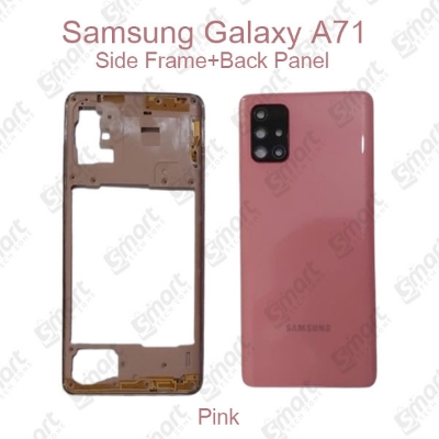 Picture of Samsung Galaxy A71 Middle Frame and Back Panel Without LCD Frame Panel