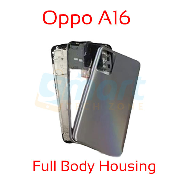 Picture of Oppo A16 Full Body Housing With Camera Glass (LCD Frame, Side/Middle Frame, Back Panel/Backshell)