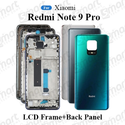 Picture of Full Body Housing for Xiaomi Redmi Note 9 Pro 4G (Front LCD Frame Panel and Back Panel)