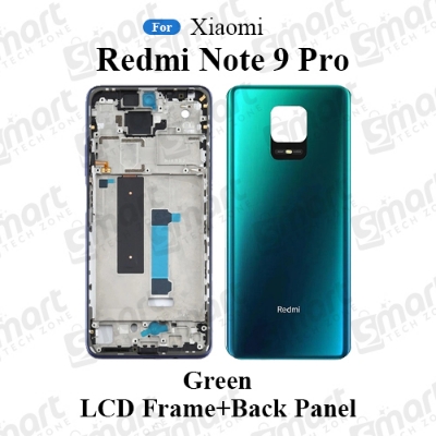 Picture of Full Body Housing for Xiaomi Redmi Note 9 Pro 4G (Front LCD Frame Panel and Back Panel)