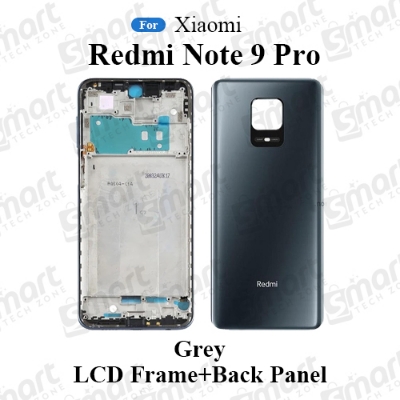 Picture of Full Body Housing for Xiaomi Redmi Note 9 Pro 4G (Front LCD Frame Panel and Back Panel)