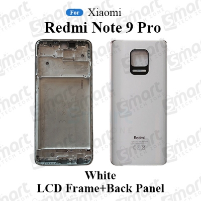 Picture of Full Body Housing for Xiaomi Redmi Note 9 Pro 4G (Front LCD Frame Panel and Back Panel)