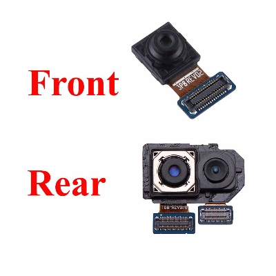 Picture of Back Rear Big Main Camera Module Flex Cable For Samsung Galaxy A30 A305 A305F Small Front Camera Flex Replacement Parts