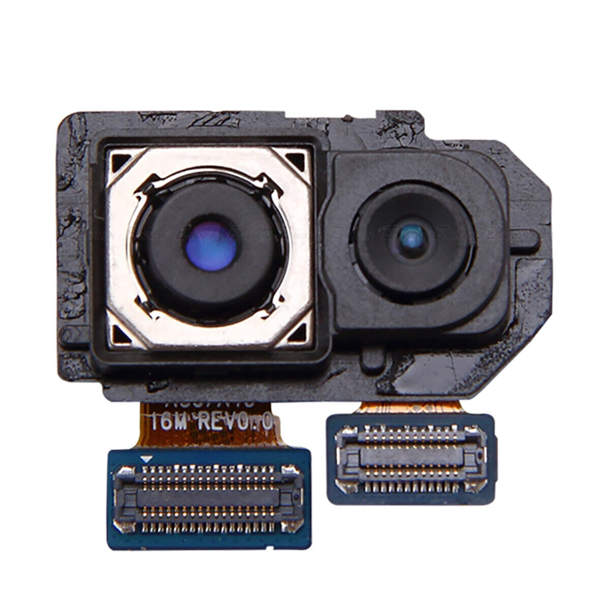 Picture of Back Rear Big Main Camera Module Flex Cable For Samsung Galaxy A30 A305 A305F Small Front Camera Flex Replacement Parts