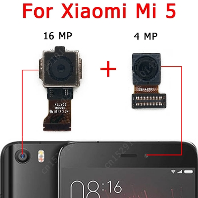 Picture of Rear Front Camera For Xiaomi Mi 5 Selfie Frontal Backside Repair Facing Back Camera Module Replacement Spare Parts