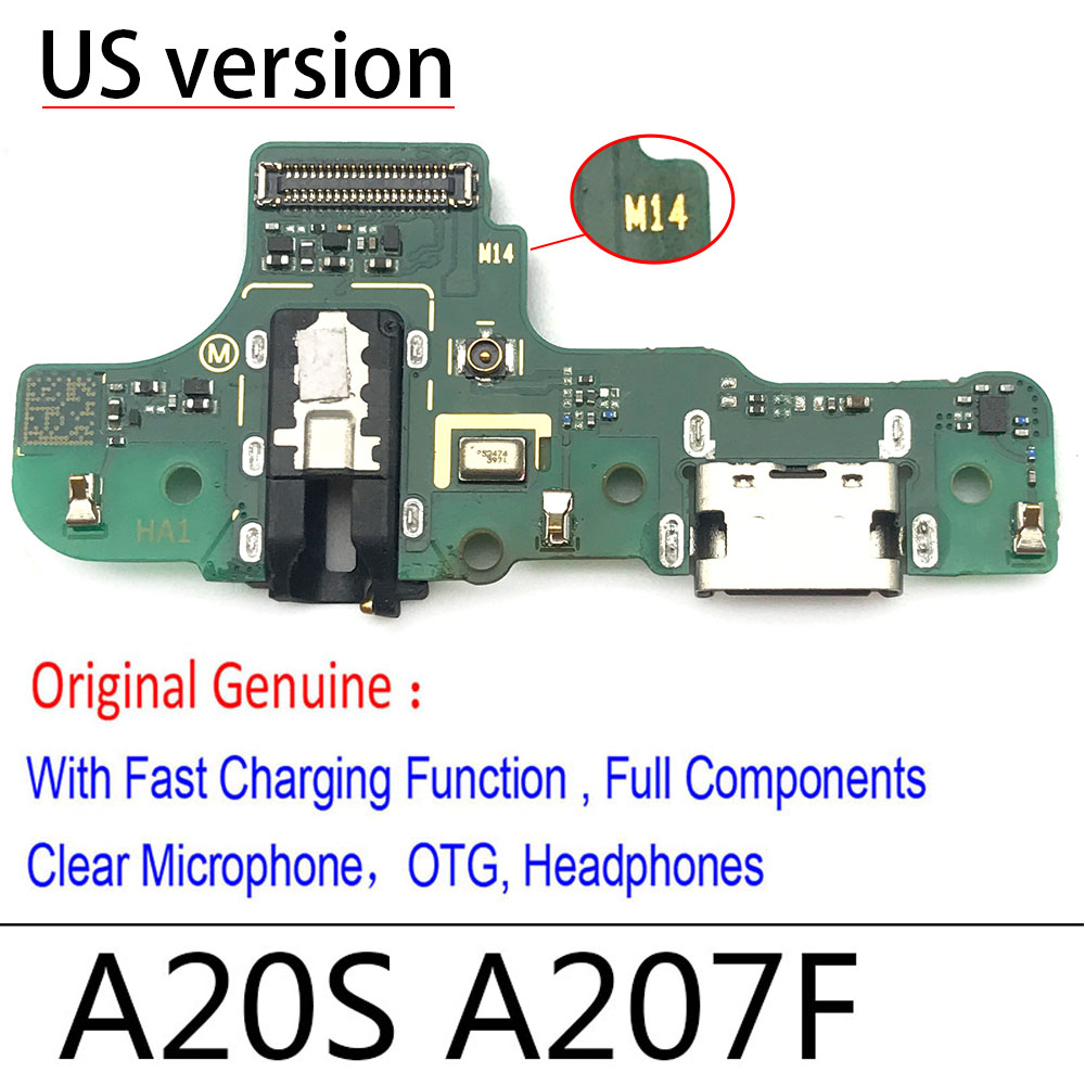 Picture of Charging Logic Board For Samsung Galaxy A10s A107 M15 M16 Charging Port For Samsung Galaxy A20s A207 M12 M14 USB Plug PCB Dock Connector Spare parts