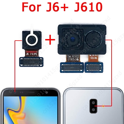 Picture of Back Rear Main Camera Module Flex Cable For Samsung Galaxy J6 Plus J610 Small Front Camera Flex Replacement Parts