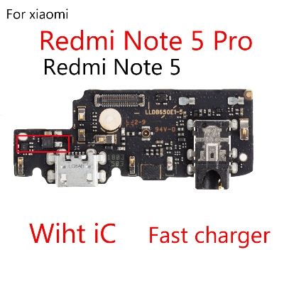 Picture of Charging Logic Board For Xiaomi Redmi Note 5/Xiaomi Redmi Note 5A/Xiaomi Redmi Note 5Plus/ Xiaomi Redmi Note 5Pro  Charging Port For USB Plug PCB Dock Connector Replacement Parts
