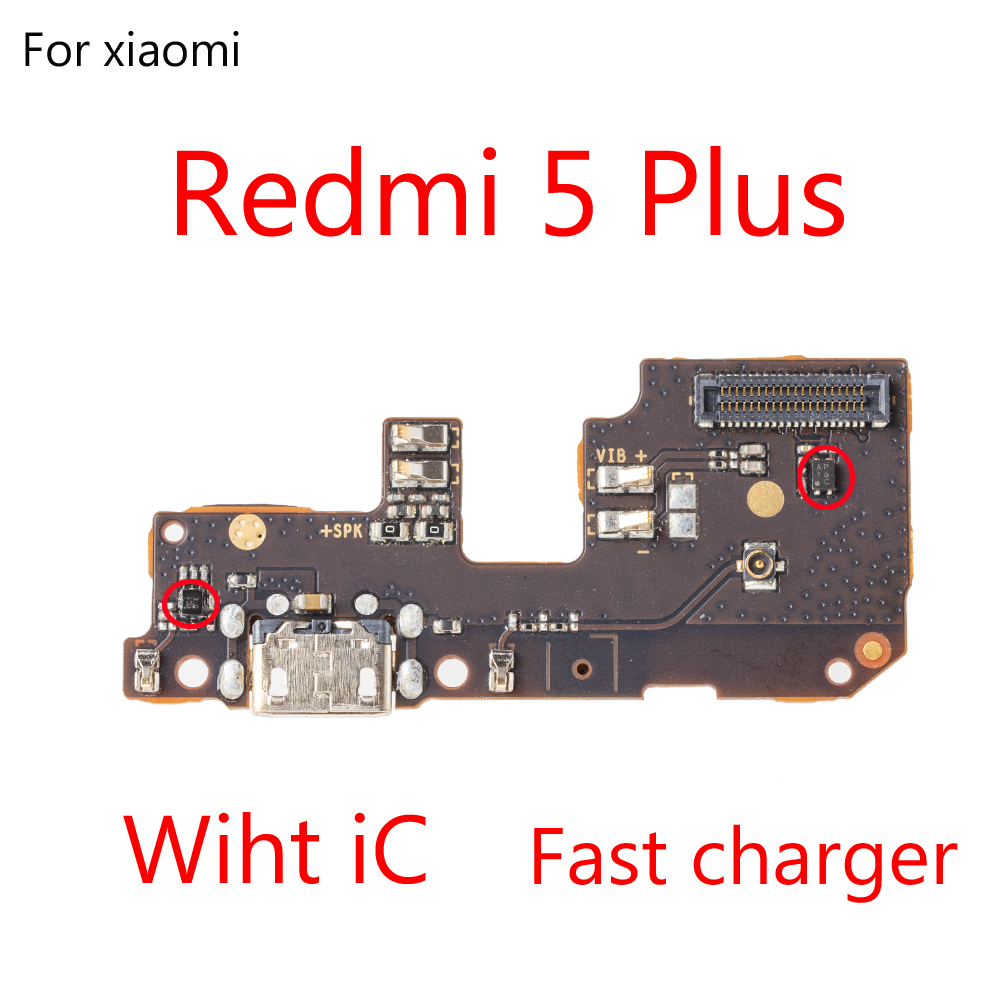 Picture of Charging Logic Board For Xiaomi Redmi Note 5/Xiaomi Redmi Note 5A/Xiaomi Redmi Note 5Plus/ Xiaomi Redmi Note 5Pro  Charging Port For USB Plug PCB Dock Connector Replacement Parts