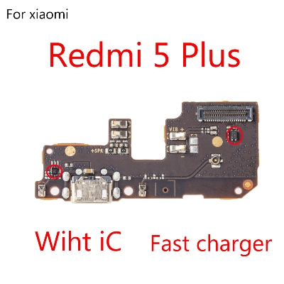 Picture of Charging Logic Board For Xiaomi Redmi Note 5/Xiaomi Redmi Note 5A/Xiaomi Redmi Note 5Plus/ Xiaomi Redmi Note 5Pro  Charging Port For USB Plug PCB Dock Connector Replacement Parts