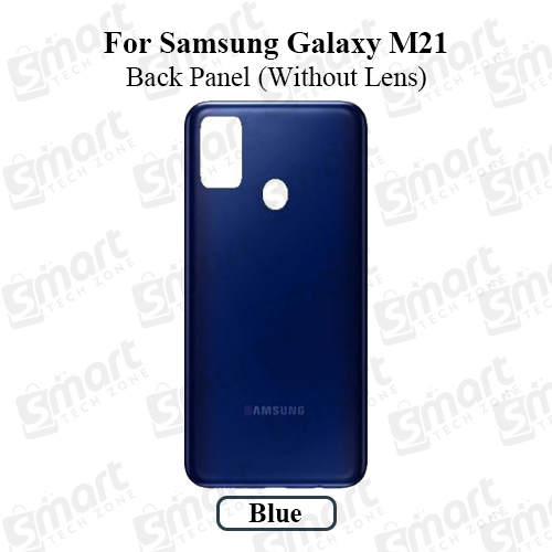 Picture of Samsung Galaxy M21 Back Housing Frame / Back Panel / Backshell Without Camera Glass With Proper Logo