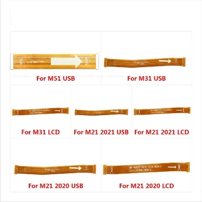 Picture of Main Motherboard USB and LCD Flex Cable Ribbon for Samsung Galaxy  M21 M31 M51 Main LCD Flex Cable