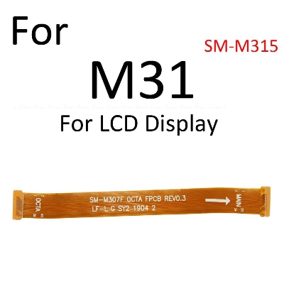 Picture of Main Motherboard USB and LCD Flex Cable Ribbon for Samsung Galaxy  M21 M31 M51 Main LCD Flex Cable