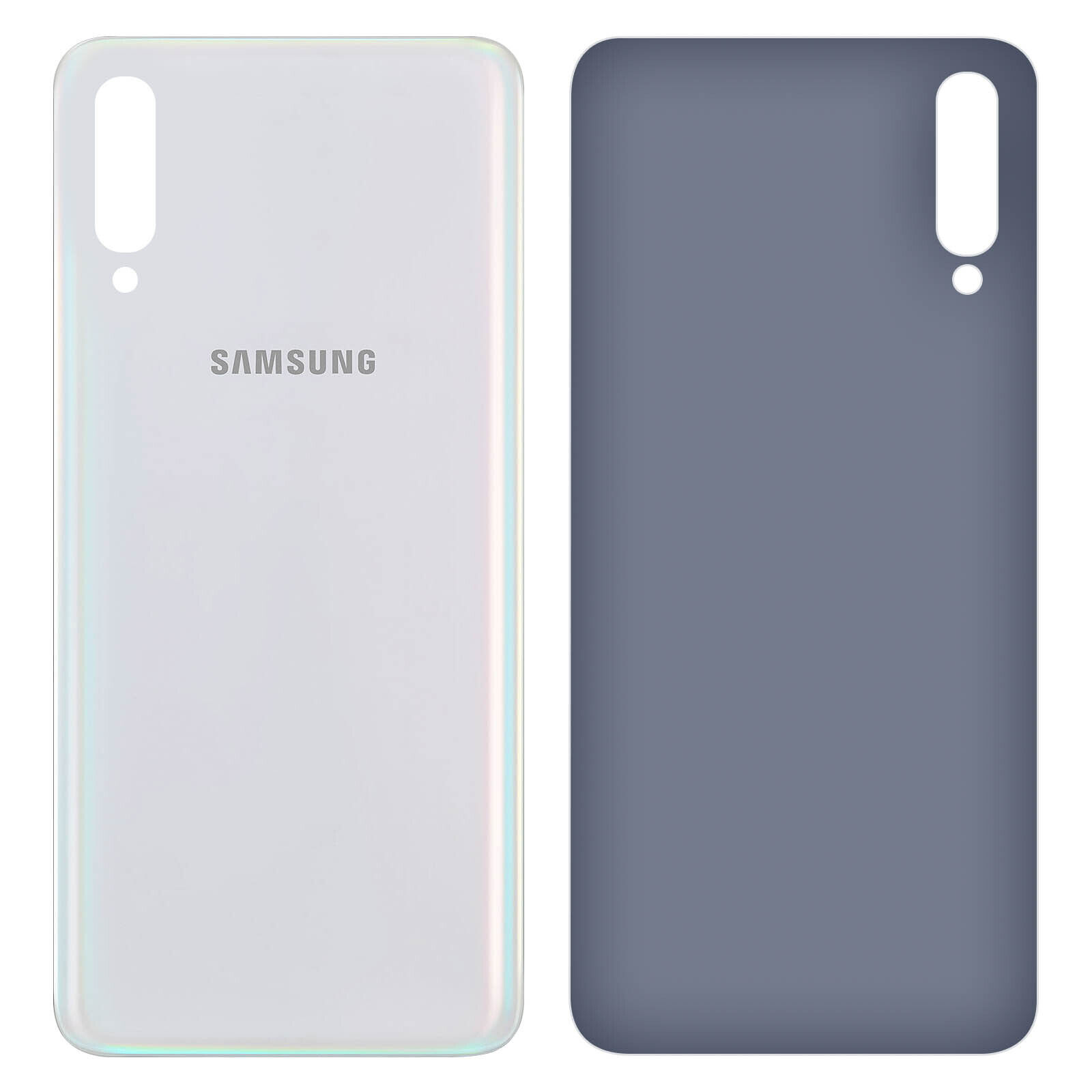 Picture of Samsung Galaxy A70 Back Housing Frame / Back Panel / Backshell Without Camera Glass/With  Camera Glass Replacement Spare Parts