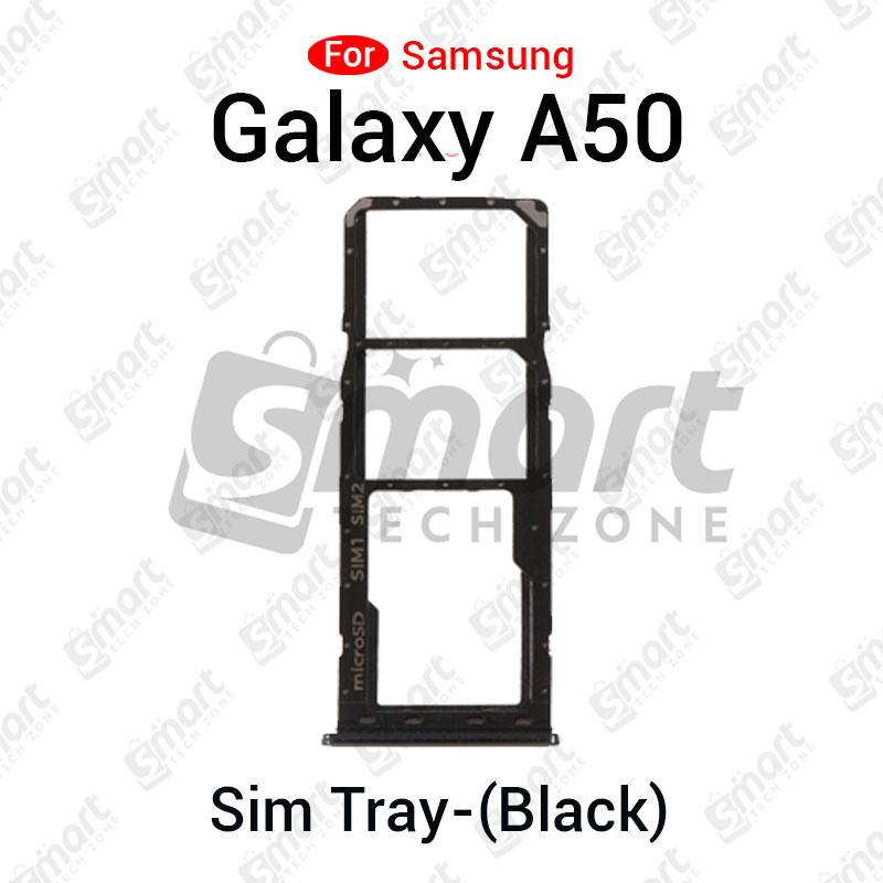 Picture of Samsung Galaxy A50 Sim Tray Micro SD Card Slot with Sim Ejector Pin Replacement Parts
