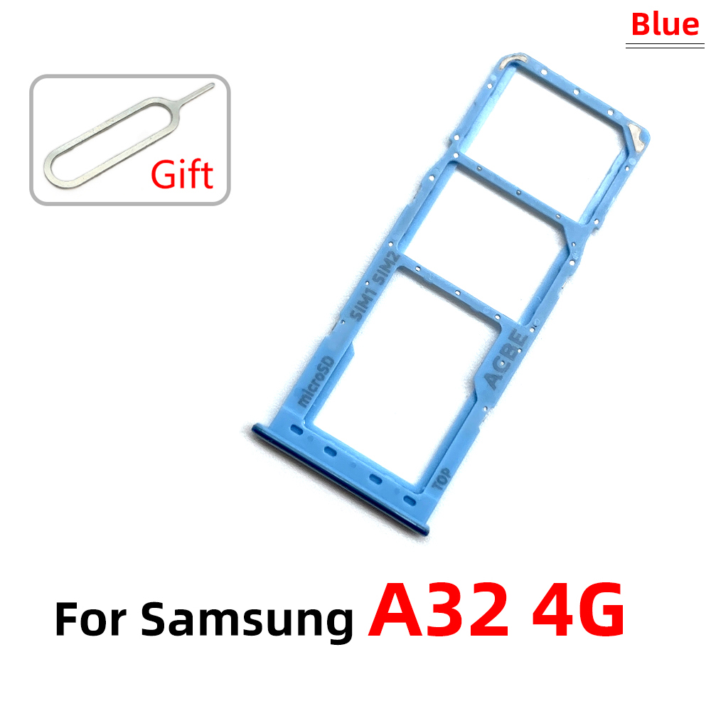 Picture of Sim Tray for Samsung Galaxy A32 4G  (Free High Quality Sim Ejector Pin)