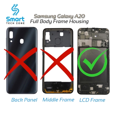 Picture of Samsung Galaxy A20 Only Front LCD Frame Housing Replacement Parts