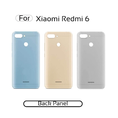 Picture of Xiaomi Redmi 6 Back Housing Frame / Back Panel / Backshell / Without Camera Glass Replacement Spare Parts