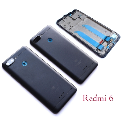 Picture of Full Body Housing for Xiaomi Redmi 6 (LCD Frame Panel, and Back Panel)