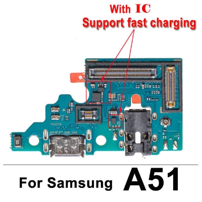 Picture of Charging Logic Board For Samsung Galaxy A51 Charging Port For A51 USB Plug PCB Dock Connector Spare parts