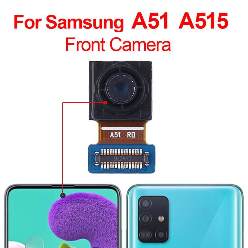 Picture of Back Rear Big Main Camera Module Flex Cable For Samsung Galaxy A51 (SM-A515F) Small Front Camera Flex Replacement Parts