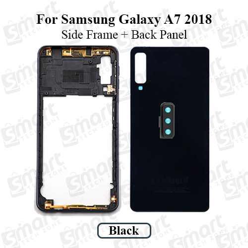Picture of Samsung Galaxy A7 2018  Middle Bezel Housing Frame and Back Panel Without Front LCD Frame Panel