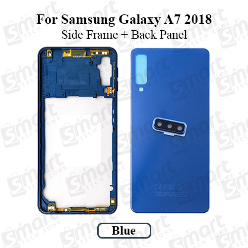 Picture of Samsung Galaxy A7 2018  Middle Bezel Housing Frame and Back Panel Without Front LCD Frame Panel