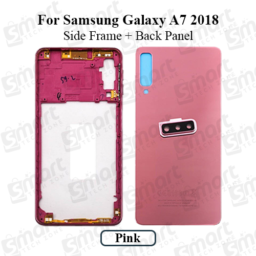 Picture of Samsung Galaxy A7 2018  Middle Bezel Housing Frame and Back Panel Without Front LCD Frame Panel