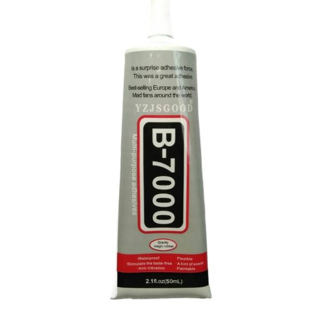 Picture of Zhanlida B-7000 (50ml) White Super Glue Mobile Phone Screen Display Repairing Laptop Jewelry Stone