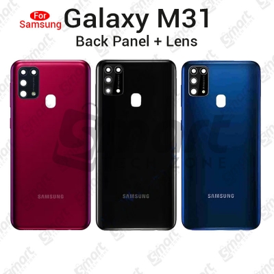 Picture of Samsung Galaxy M31 Back Housing Frame / Back Panel / Backshell / Without Camera Glass Replacement Spare Parts