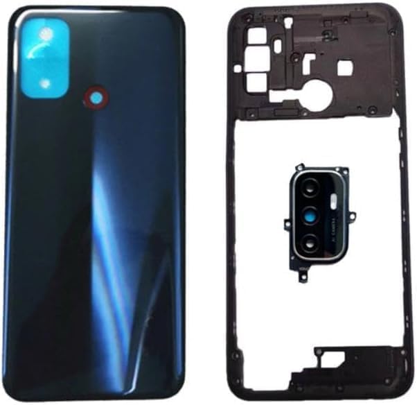 Picture of Oppo A53  Middle Bezel Housing Frame and Back Panel With Camera Glass  Without Front LCD Frame Panel